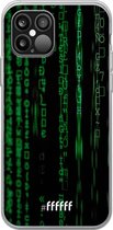 iPhone 12 Pro Max Hoesje Transparant TPU Case - Hacking The Matrix #ffffff
