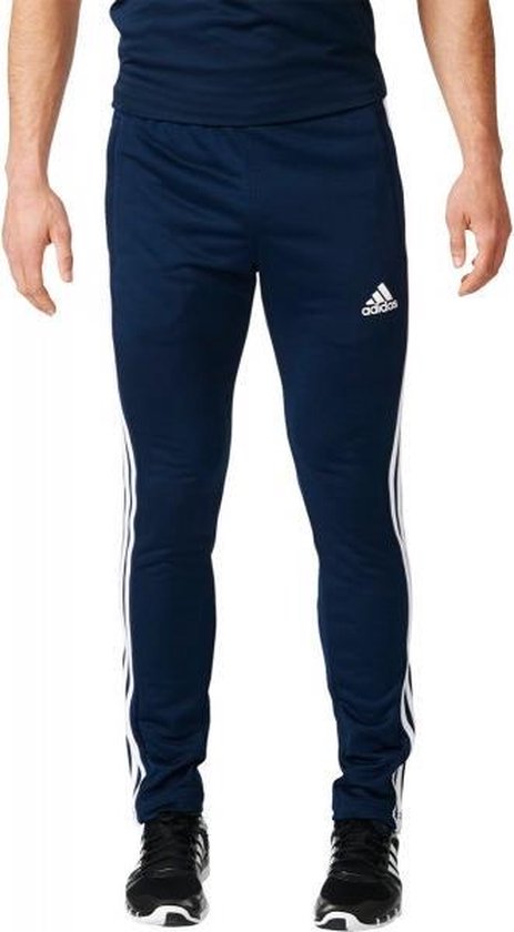 adidas T16 Sweatpant Sportbroek - Maat M - Mannen - blauw/wit bol.com