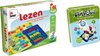 Afbeelding van het spelletje Educatieve spellenbundel - 3 tot 6 jaar - Ik Leer Lezen & Squla flitsquiz groep 1 2 3 - Kaartspel