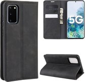 Samsung Galaxy S20FE Hoesje Wallet Book Case Kunstleer Zwart
