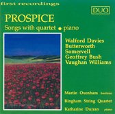 Prospice: Songs With  String Quartet
