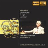 Staatskapelle Dresden, Sir Colin Davis - Sibelius: Sinfonie Nr. 2, En Saga, Luonnotar (CD)
