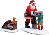 Lemax - Santa And Kittens -  Set Of 2 - Kersthuisjes & Kerstdorpen