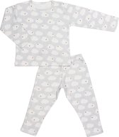 Trixie Pyjama Clouds Lang Junior Katoen Wit Maat 104