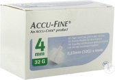 Accu-Fine 0,23mm(32G)x4mm 100 Stuks