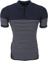 Ferlucci - Exclusieve Heren Polo - 100% Katoen - Gianni - Navy