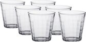 12x Verres à boire / Verres à eau Prisme transparent 220 ml - Verres à Café/ thé Prisme 220 ml