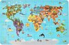 CLASSIC WORLD Puzzel Wereldkaart Continenten 48 st.