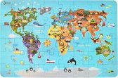 CLASSIC WORLD Puzzel Wereldkaart Continenten 48 st.