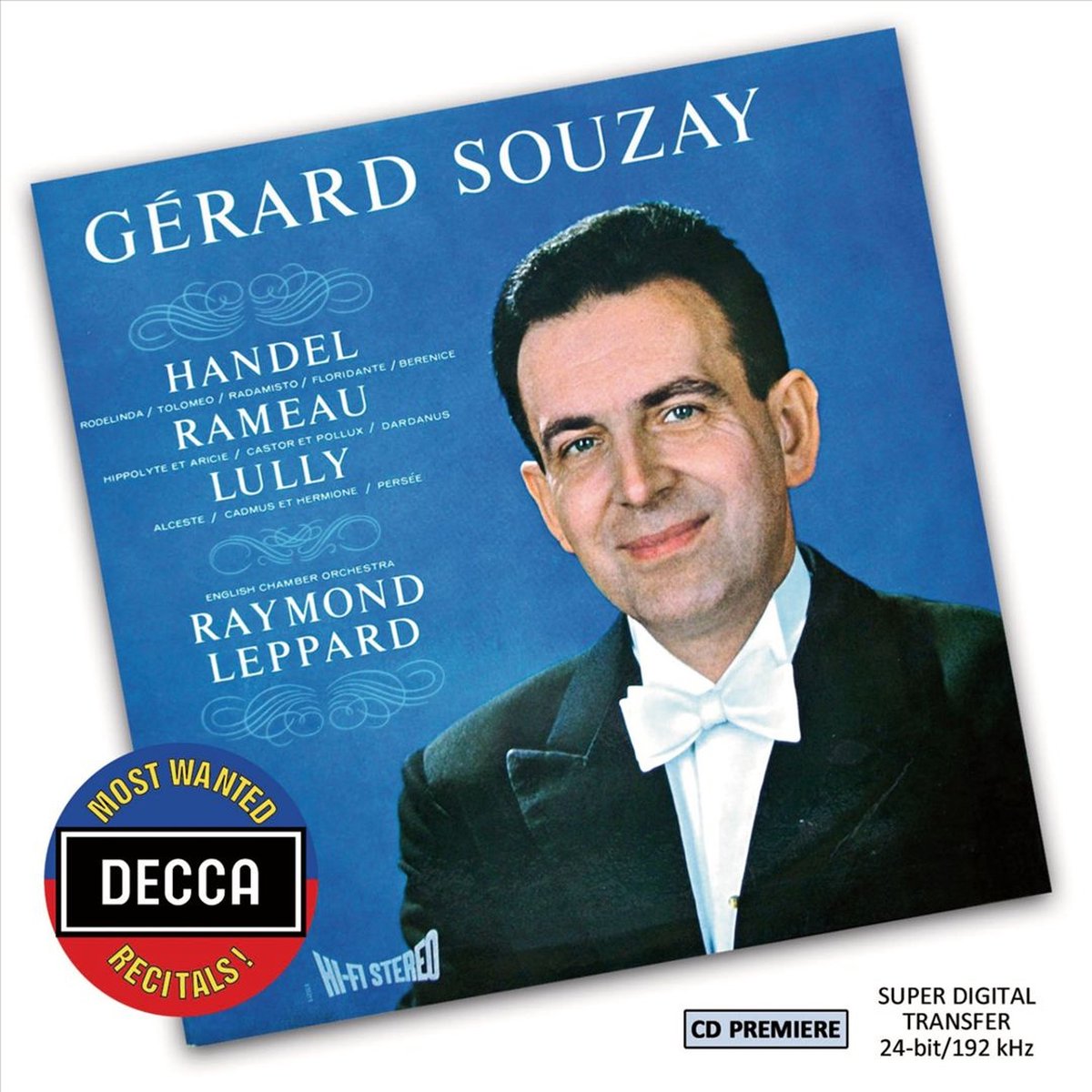 Gérard Souzay Sings Handel, Rameau & Lully
