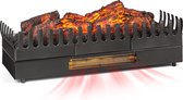Klarstein Kamini FXL - Sfeerhaard elektrisch - Inzethaard met 2 warmtestanden - Elektrische kachel met vlammen effect - 2000 W - Haardinzet