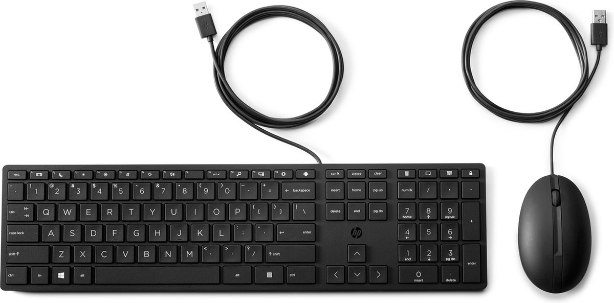 HP 320MK toetsenbord USB Zwart