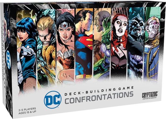Boek: DC Comics Deckbuilding Game Confrontations, geschreven door Cryptozoic Entertainment