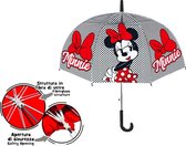Disney Paraplu Minnie Mouse Meisjes 42 Cm Polyester Zwart/wit
