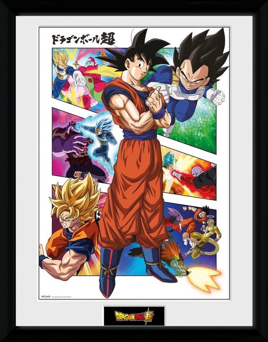 Poster - Dragon Ball Super Panels - 40 X 30 Cm - Multicolor