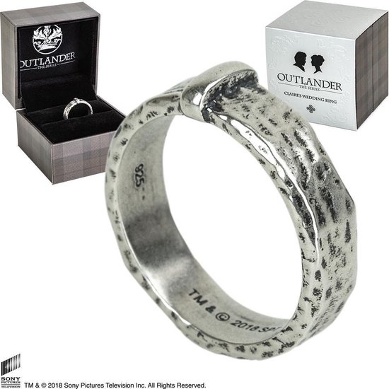 Outlander Claire's Wedding Ring Sterling Silver Size 8 bol