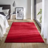 Zacht vloerkleed Loft - rood - wasbaar 30°C 50x80 cm