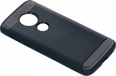 Donkerblauw Brushed TPU case Motorola Moto E5 / G6 Play
