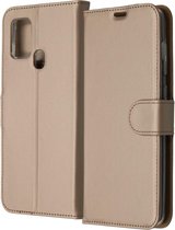 Samsung A21s hoesje bookcase - Samsung Galaxy A21s hoesje bookcase - hoesje Samsung A21s bookcase - A21s hoesje bookcase - hoesje Samsung Galaxy A21s - Kunstleer - Roze - Accezz Wa