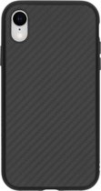 Coque iPhone Xr SolidSuit Backcover - Fibre de Carbone Noir