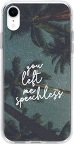 Design Backcover iPhone Xr hoesje - Speechless