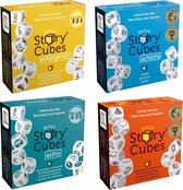 Spellenbundel - Dobbelspel - 4 Stuks - Rory's Story Cubes Actions, Astro, Emergency & Original