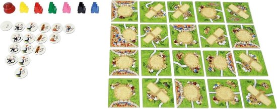 Thumbnail van een extra afbeelding van het spel Spellenbundel - 3 stuks - Carcassonne & Uitbreidingen Het Circus & Graaf, Koning en Consorten