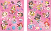 W&o Stickervel Prinses Junior 21 X 30 Cm Papier Roze 2 Stuks