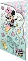 Disney Wenskaart Mermaid Glitter 20 X 14 Cm Blauw