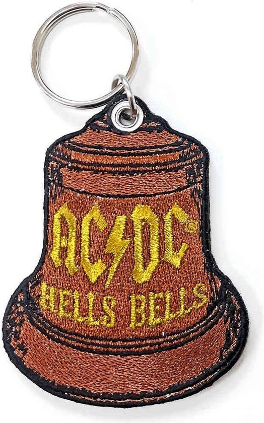 AC/DC - Hells Bells Sleutelhanger - Bruin