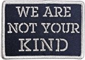 Slipknot Patch We Are Not Your Kind Stencil Zwart