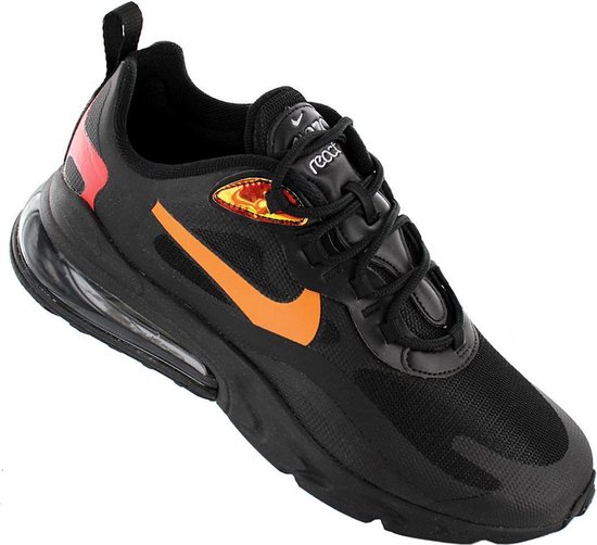 Nike Air Max 270 React - Heren Sneakers Sportschoenen schoenen Zwart Oranje  CV1641-001 | bol.com