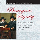 Boekomslag 'Bourgeois Dignity' met twee mannen in kledij uit de 17e eeuw en de titel in sierlijke letters.