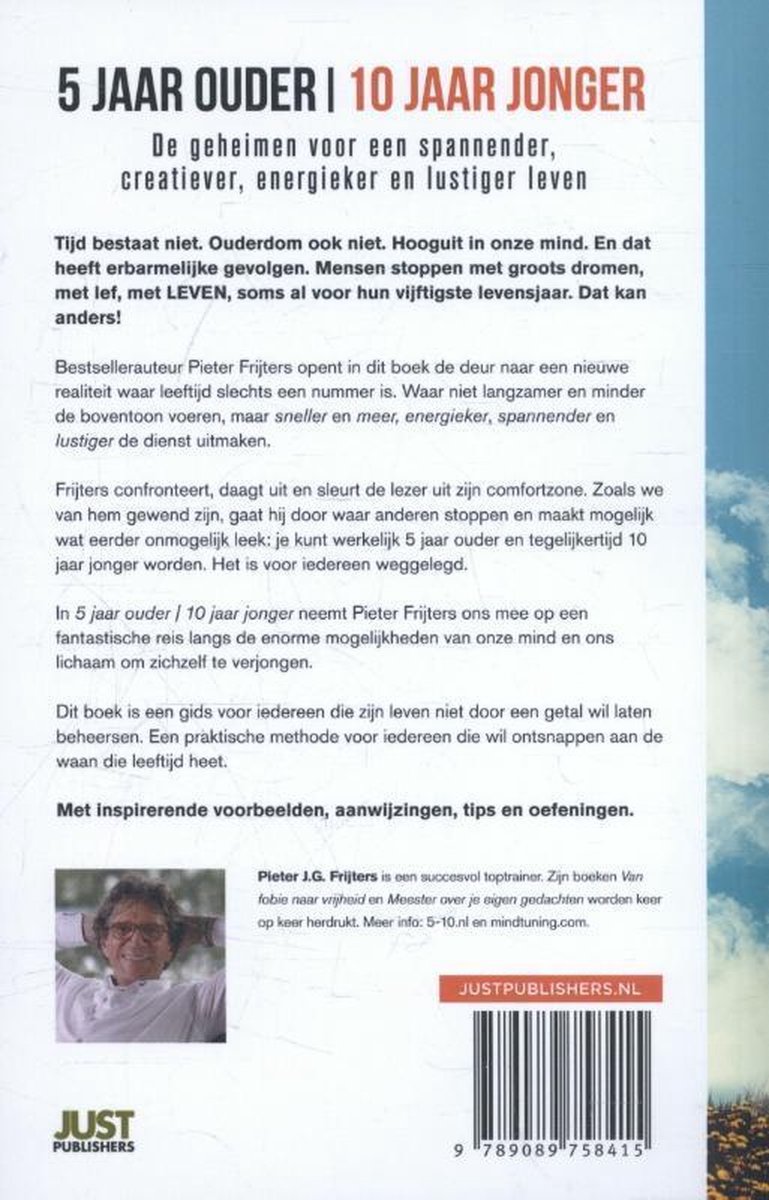 5 jaar ouder, 10 jaar jonger - back cover