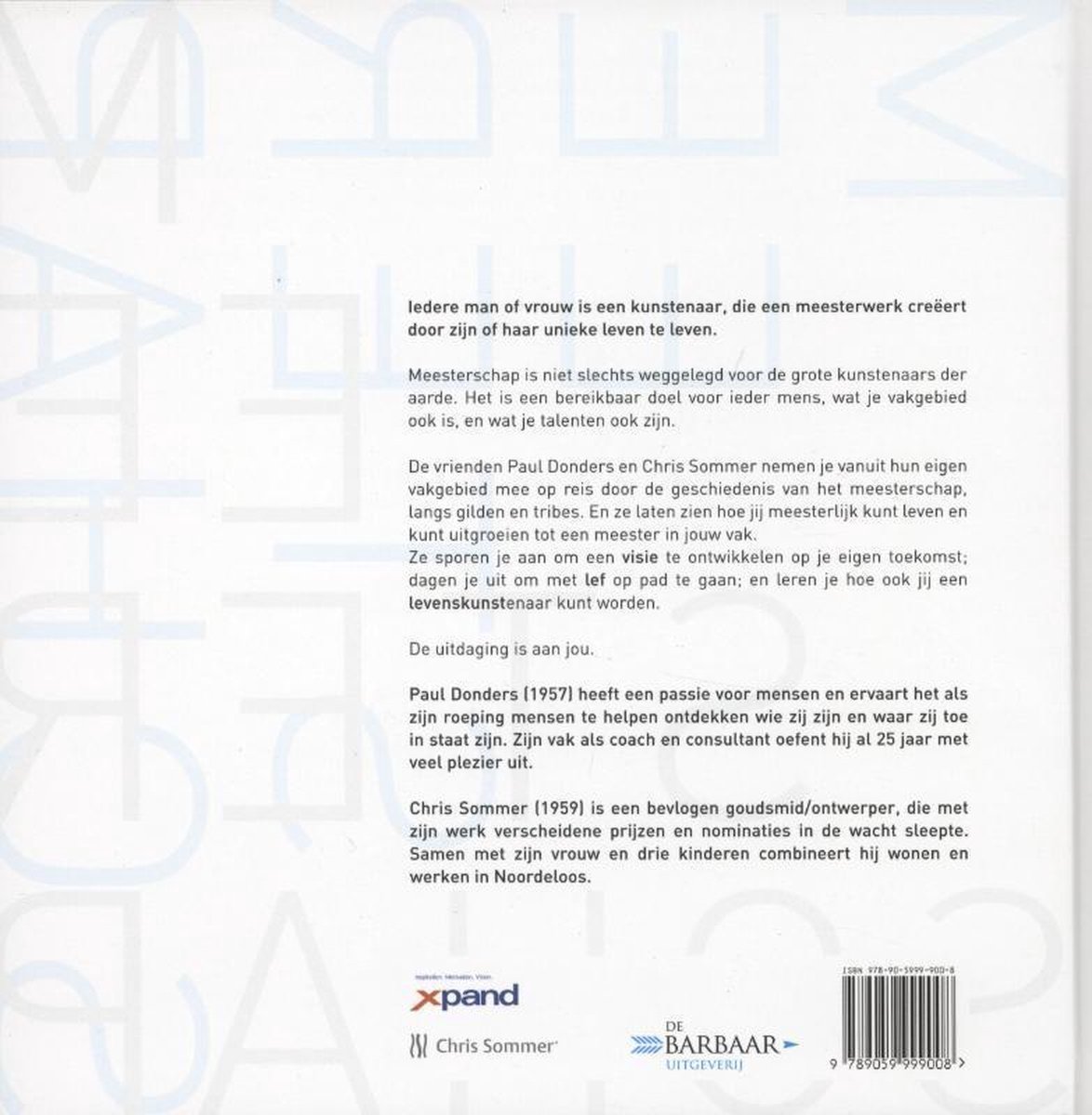 Meesterschap - back cover