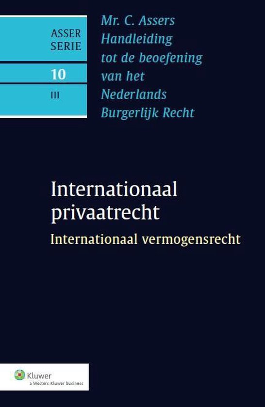Asser-serie 10-III -   Internationaal vermogensrecht - cover