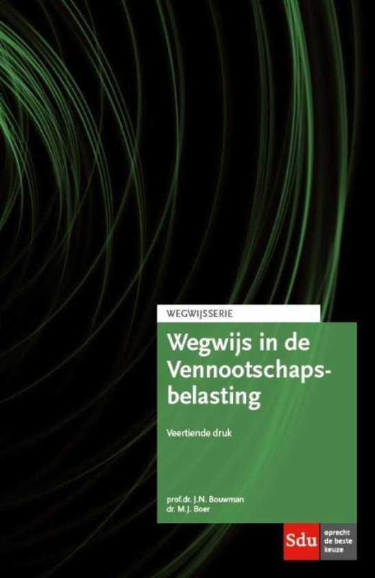 Wegwijsserie  -   Wegwijs in de Vennootschapsbelasting - cover