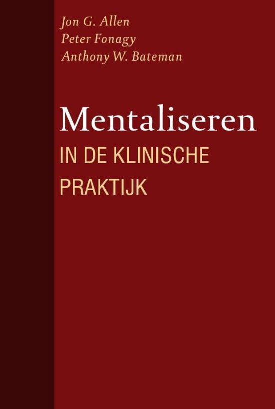 Foto: Mentaliseren in de klinische praktijk