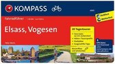 KOMPASS Fahrradführer 6901 Elsass - Vogesen Fietsgids 1 : 50 000