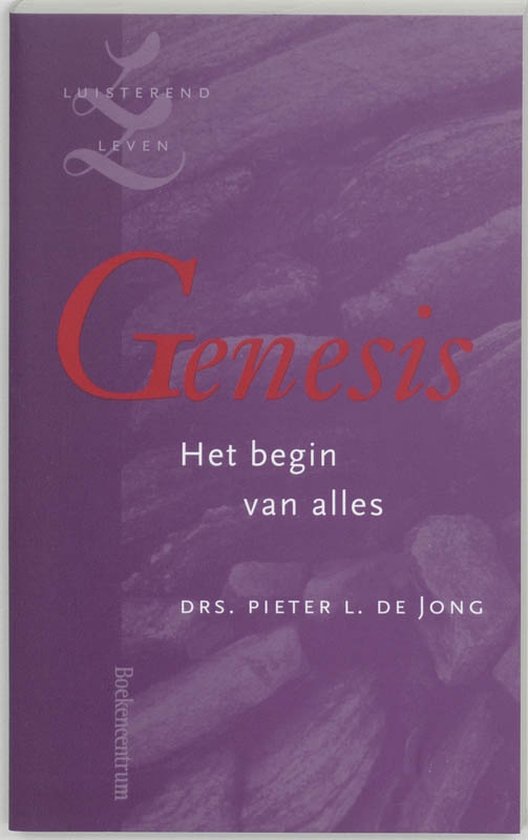 Cover van het boek 'Genesis' van P.L. de Jong
