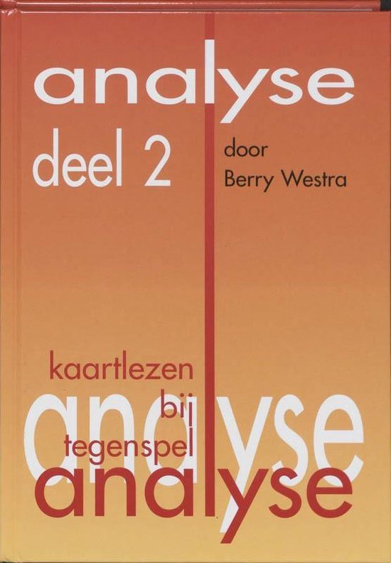 Cover van het boek 'Analyse / 2' van B. Westra