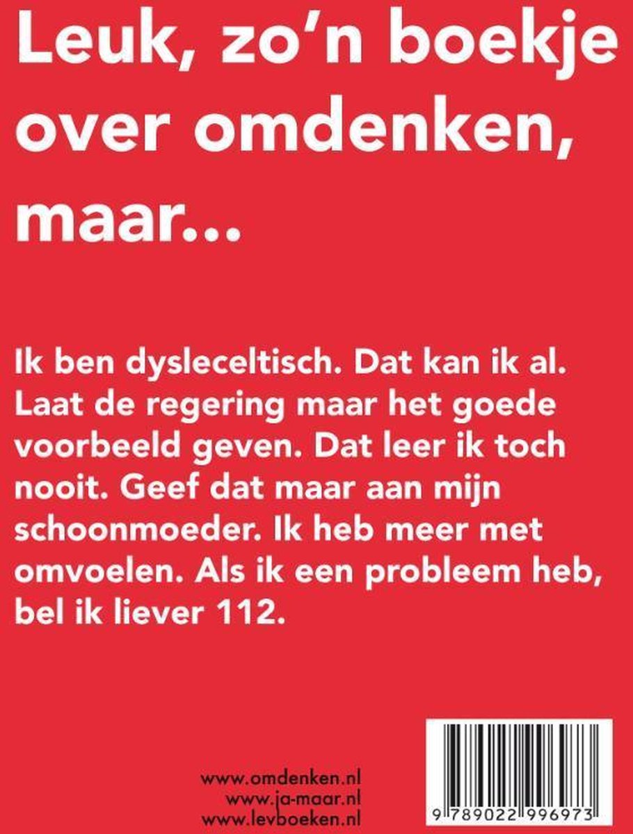 Omdenken - back cover
