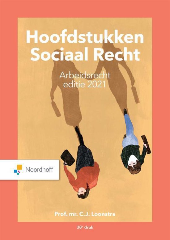 Boek cover Hoofdstukken Sociaal Recht Arbeidsrecht 2021 van C.J. Loonstra (Paperback)