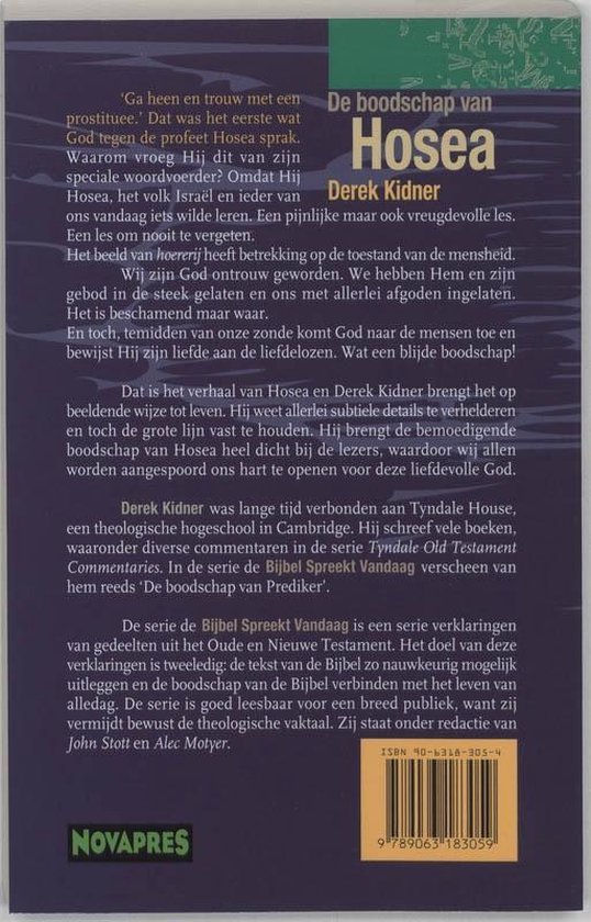 De Bijbel spreekt vandaag  -   De boodschap van Hosea