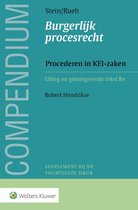 Omslag Compendium van het Burgerlijk procesrecht, Procederen in KEI-zaken