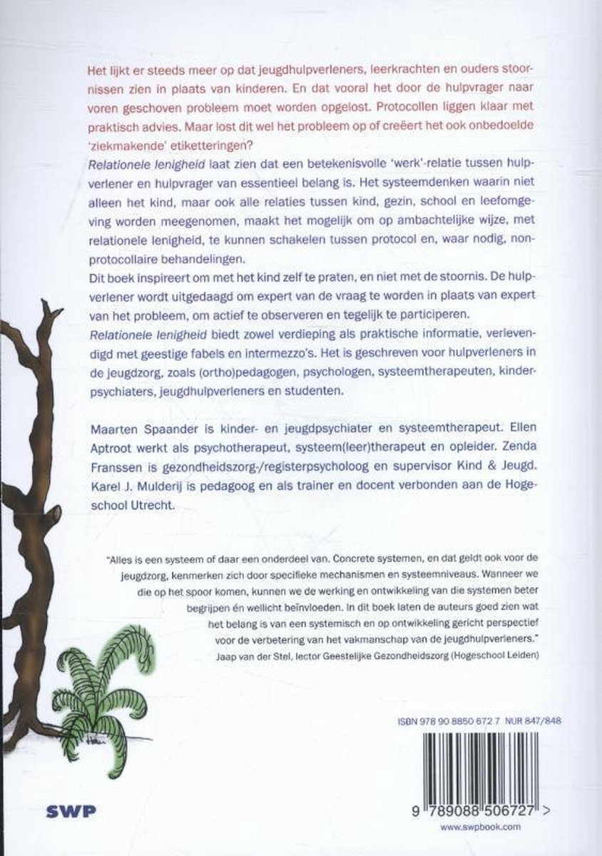 Relationele lenigheid - back cover