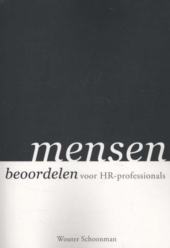 Mensen beoordelen voor HR-professionals - cover
