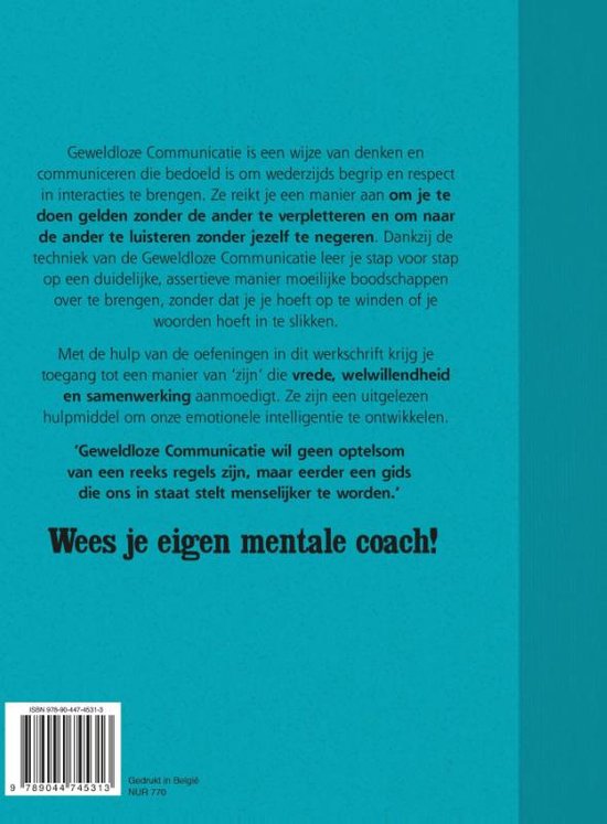 Feel Good Werkschrift - Geweldloze communicatie, Anne van Stappen |  9789044745313 |... | bol.com