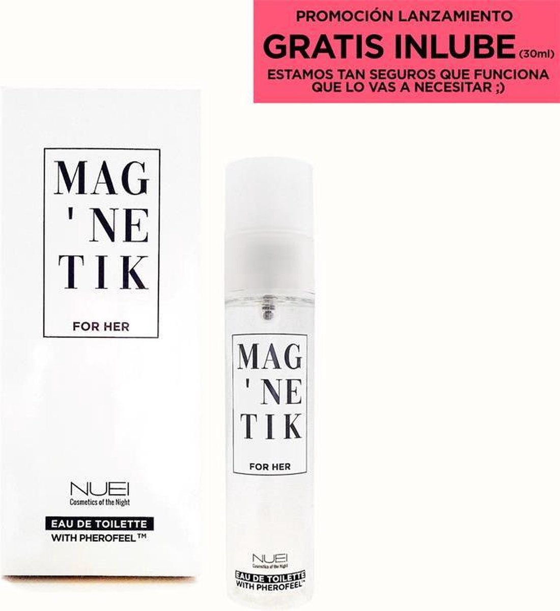 Goedkoopste Nuei Mag'netik For Her - Feromonen Parfum voor Vrouwen - 50 ml
