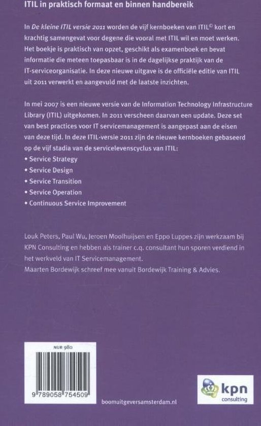 De kleine ITIL 2011